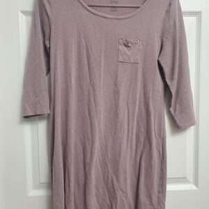 Gilligan & O'Malley Mauve Sleepwear Dress Top